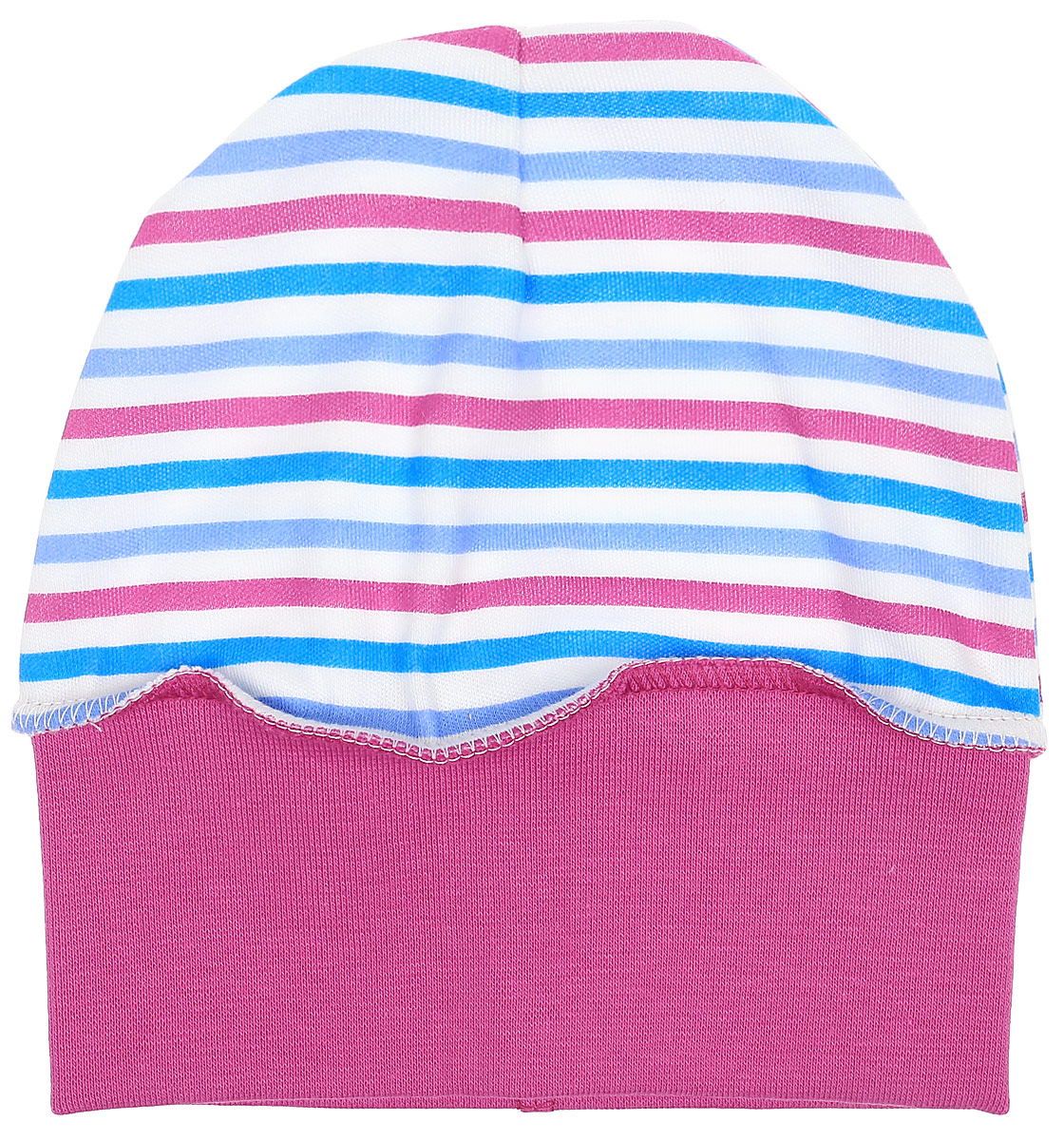 Шапочка детская Luky Child, цвет: розовый, бирюзовый. А6-109. Размер 80/86