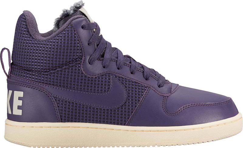 Кеды женские Nike Court Borough Mid SE Shoe, цвет: фиолетовый. 916793-600. Размер 7 (37)