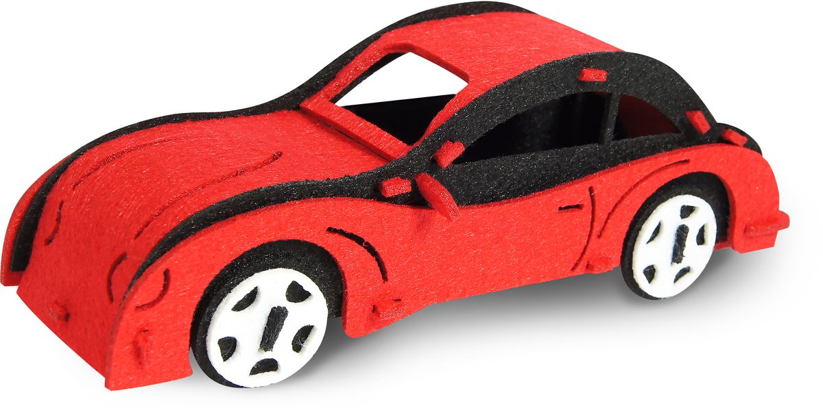 Feltrica Набор для 3D моделирования Автомобиль из фетра