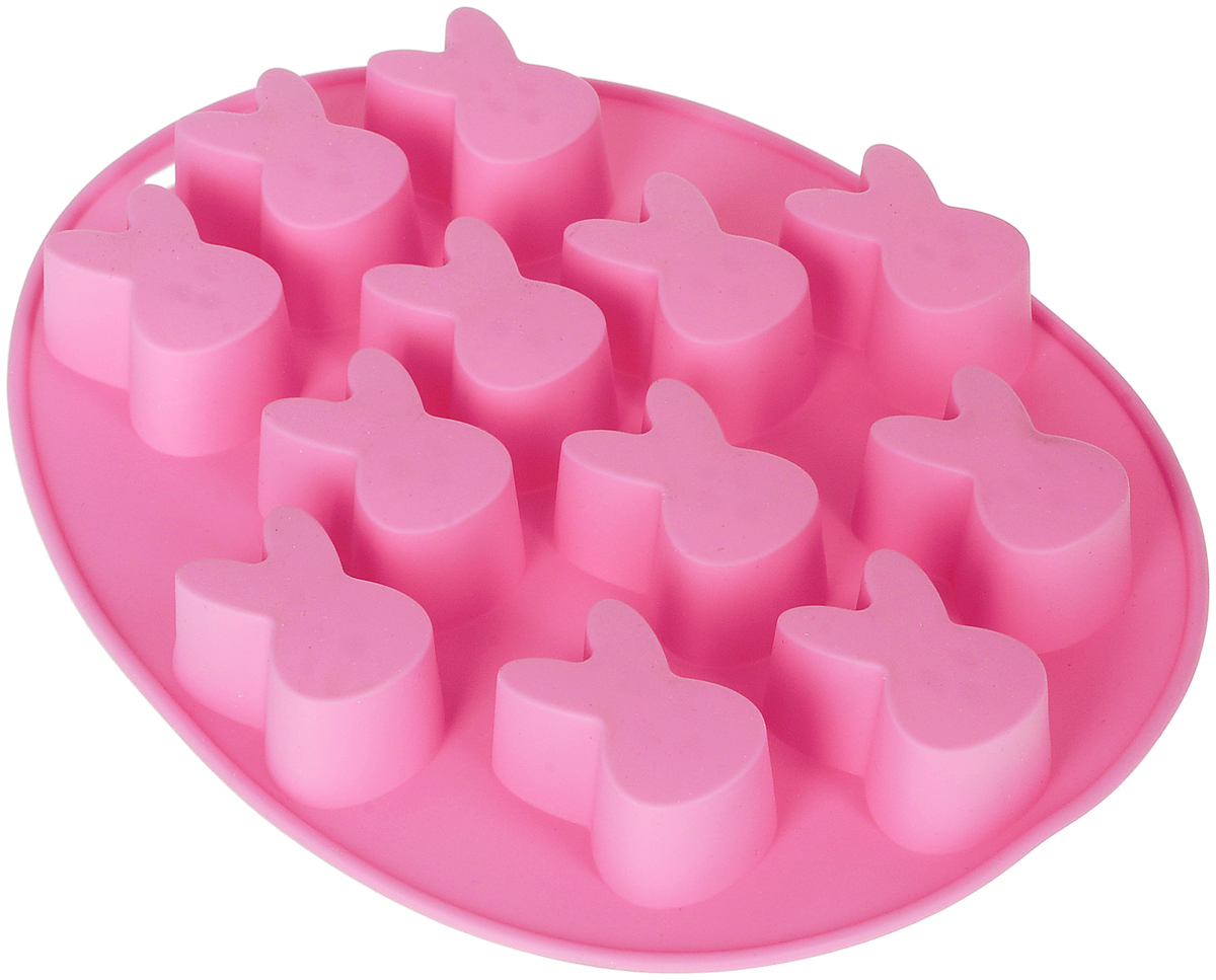 Форма для выпечки и заморозки Wilton Зайки, 12 ячеекWLT-2105-5760 Форма для выпечки и заморозки Wilton Зайки, 12 ячеекWLT-2105-5760Форма для выпечки и заморозки Wilton Зайки используется для изготовления кондитерских изделий. Форма выполнена из мягкого силикона, устойчивого к пятнам и запахам. Такие формочки можно использовать как для запекания, так и для заморозки. Подходят для духовки и микроволновой печи до 250°С.Можно мыть в посудомоечной машине. Количество ячеек: 12Размер одной ячейки 4,5 х 3 х 2 см.