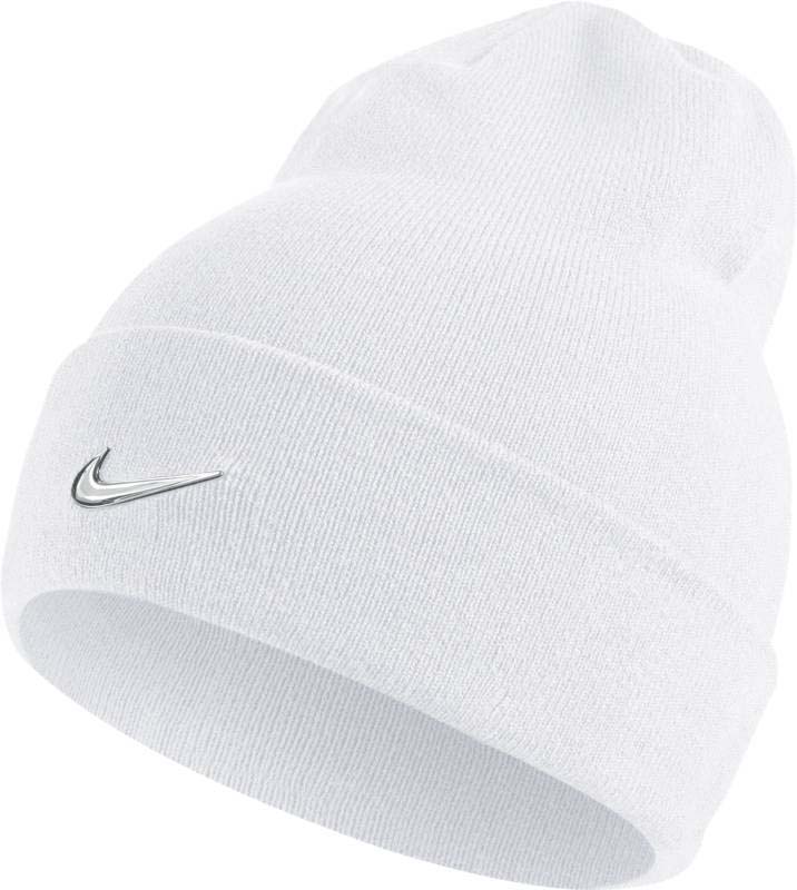Шапка Nike Nike Swoosh Beanie - Blue, цвет: белый. 803734-100. Размер универсальный803734-100 Шапка Nike Nike Swoosh Beanie - Blue, цвет: белый. 803734-100. Размер универсальный803734-100Шапка Nike Swoosh из теплой и мягкой акриловой пряжи обеспечивает плотную и удобную посадку. Конструкция с отворотом создает классический вид и обеспечивает комфорт в прохладную погоду. Акриловые волокна обеспечивают тепло и мягкость. Конструкция с отворотом для плотной посадки в классическом стиле. Закрывает уши для оптимальной защиты от холода.