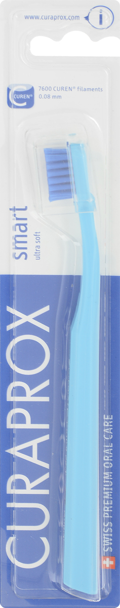 Curaprox CS smart Зубная щетка для детей, цвет: голубой