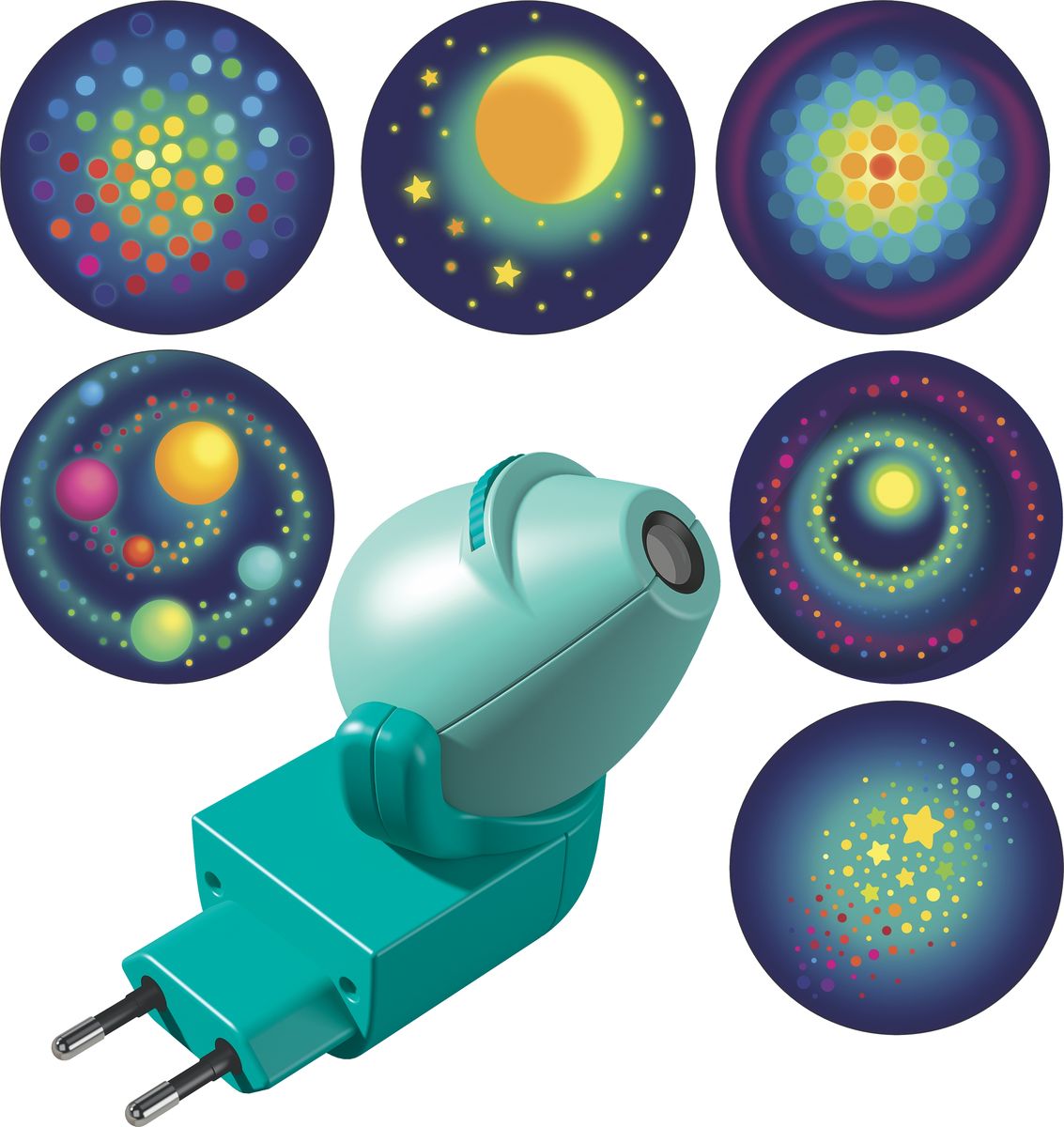 Haba Ночник-проектор Волшебный фонарь с вкладышами Космос