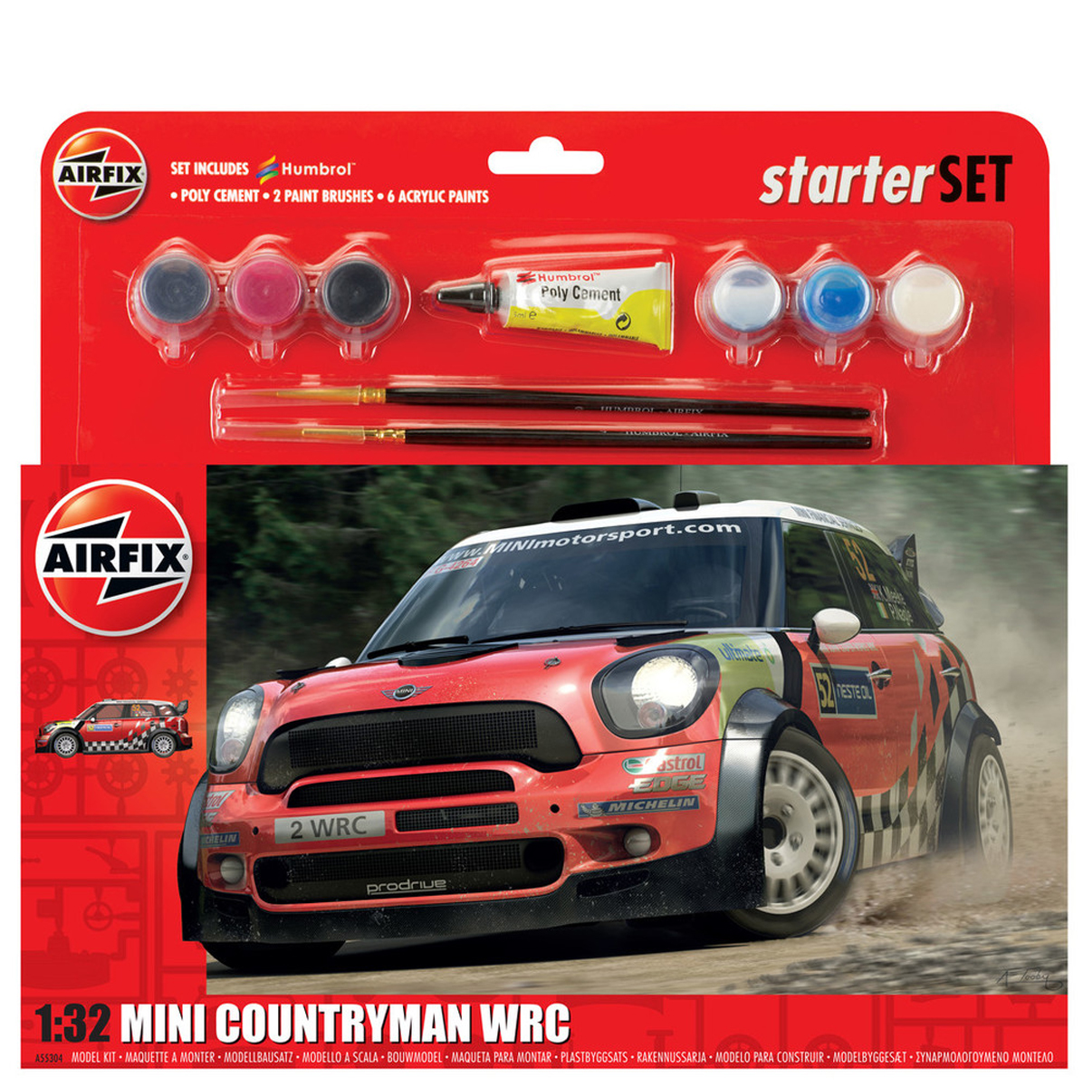 Airfix Автомодель MINI Countryman WRC