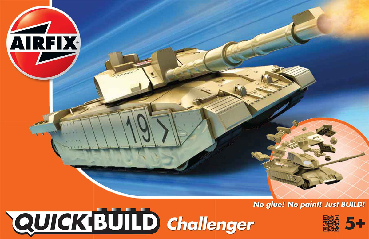 Airfix Конструктор QUICK BUILD Challenger Tank