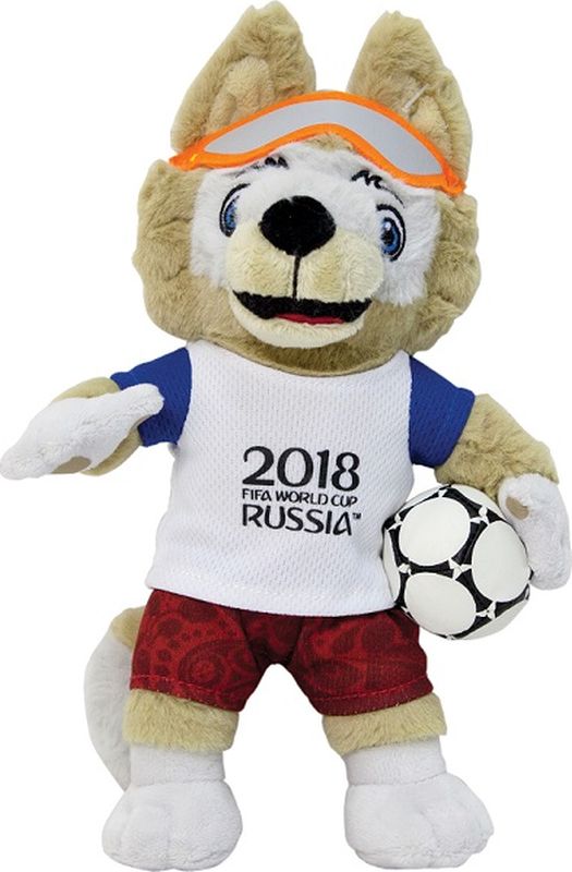 FIFA-2018 Мягкая игрушка Волк Забивака 24 см