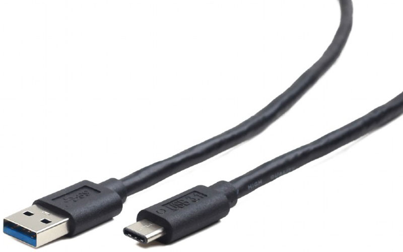 Cablexpert CCP-USB3-AMCM-6, Black кабель USB 3.0 AM/USB Type-C (1,8 м)
