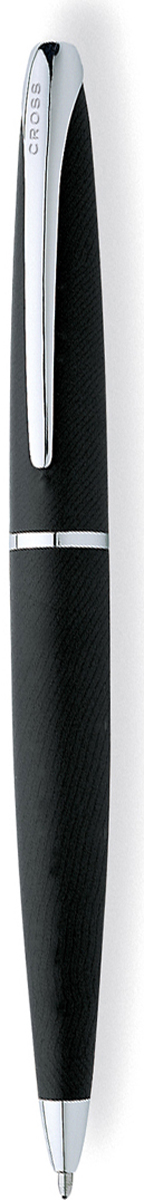 Cross Ручка шариковая ATX цвет корпуса матовый черный серебро