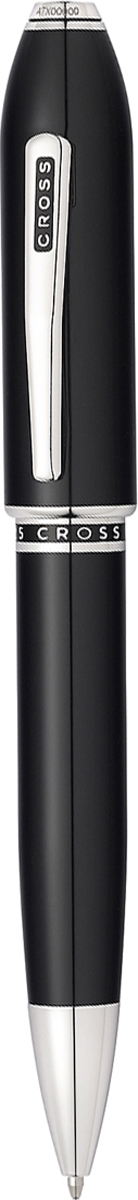 Cross Ручка шариковая Peerless 125 цвет корпуса черный платина