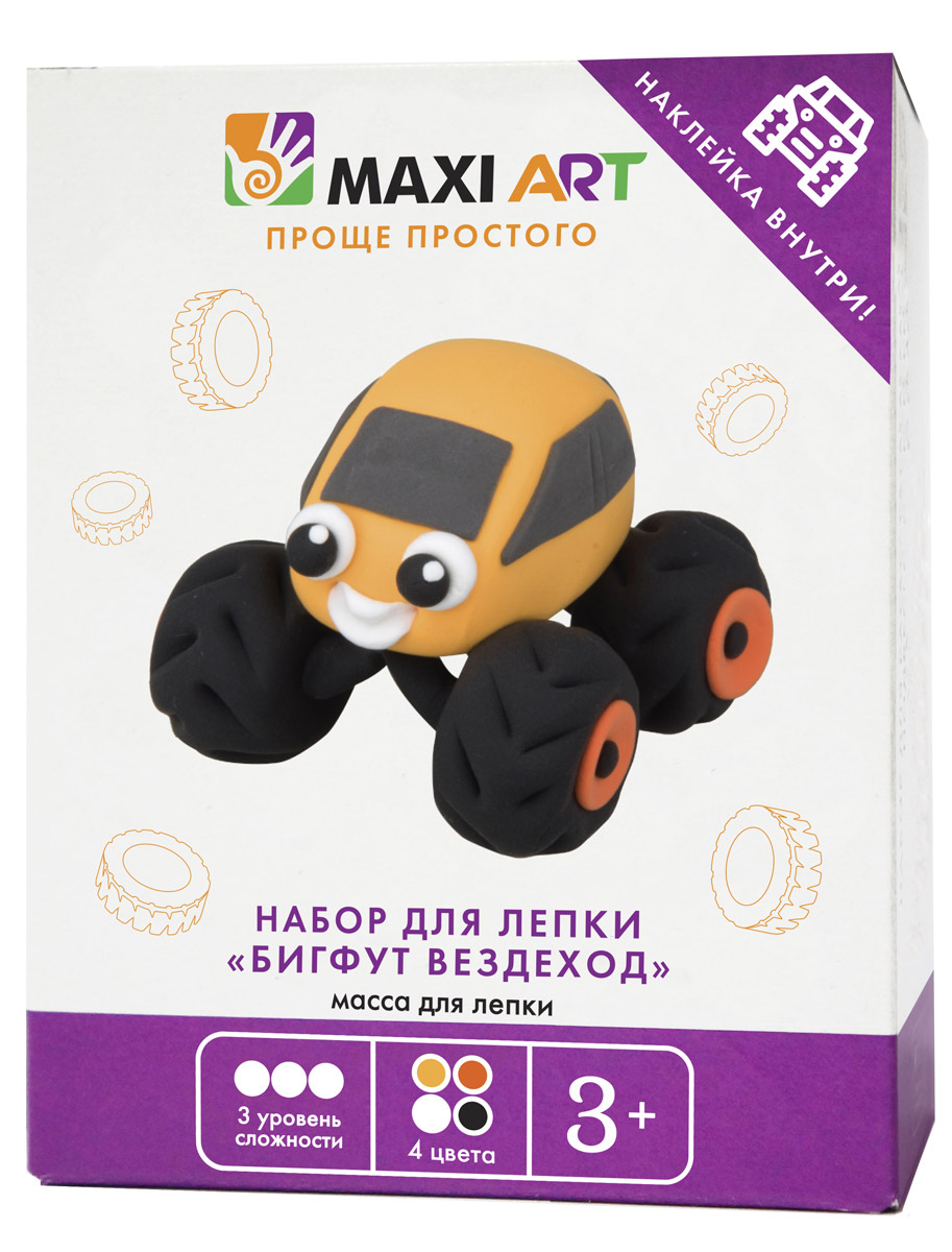 Maxi Art Набор для лепки Бигфут вездеход