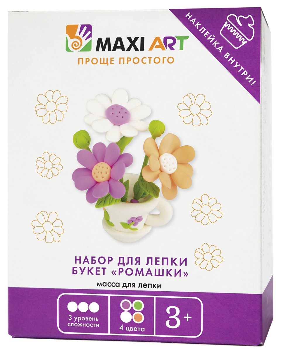 Maxi Art Набор для лепки Букет Ромашки