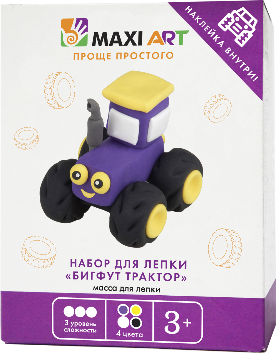 Maxi Art Набор для лепки Бигфут-трактор
