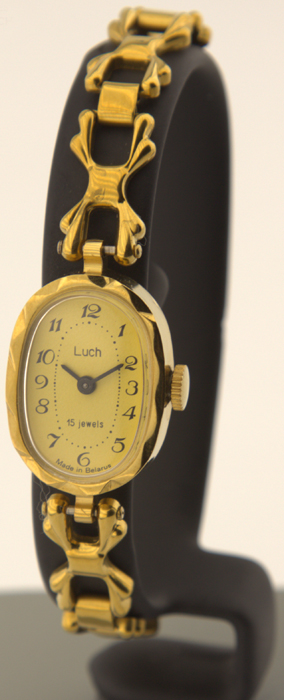 Часы наручные женские Луч, механические, цвет: золотистый. 95089158