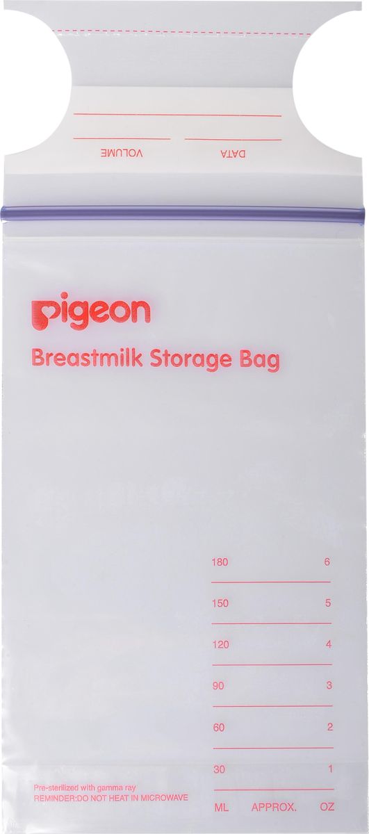Pigeon Пакеты для хранения грудного молока 180 мл 25 шт