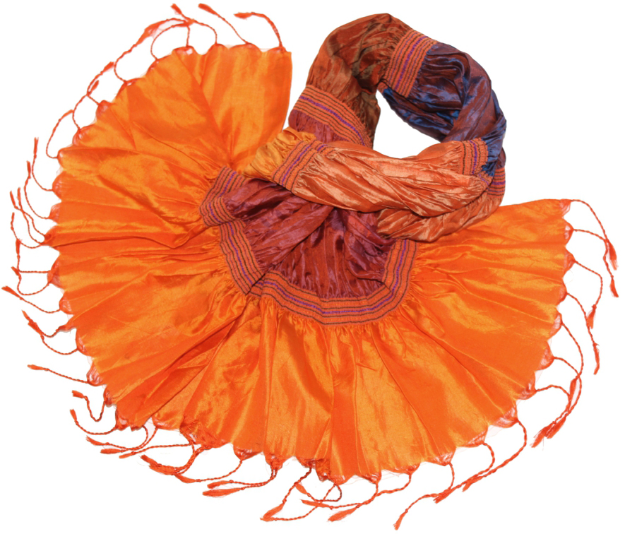 Шарф женский Ethnica, цвет: оранжевый. 937350. Размер 50 см х 170 см