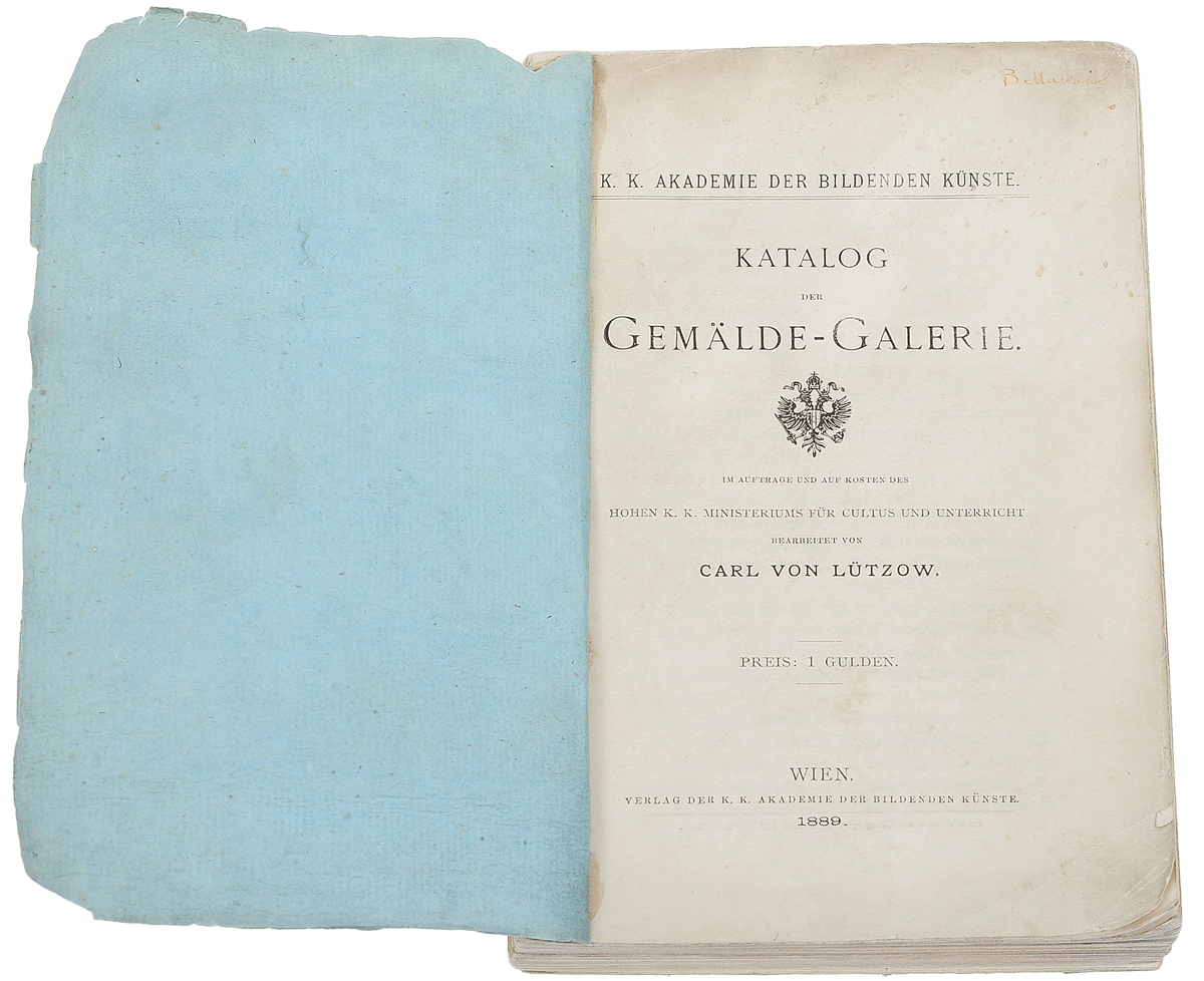 Katalog der Gemalde-Galerie