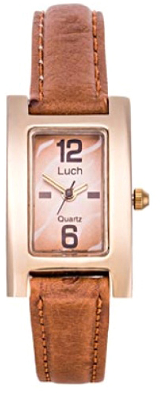 Часы наручные женские Луч, кварцевые, цвет: розовое золото. 376677431
