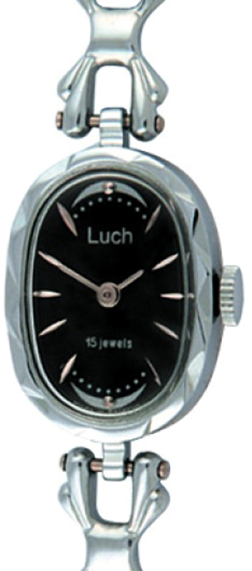 Часы наручные женские Луч, механические, цвет: черный. 95081129