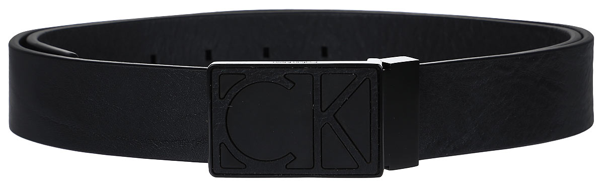 Ремень мужской Calvin Klein Jeans, цвет: черный. K50K503577/001. Размер 90