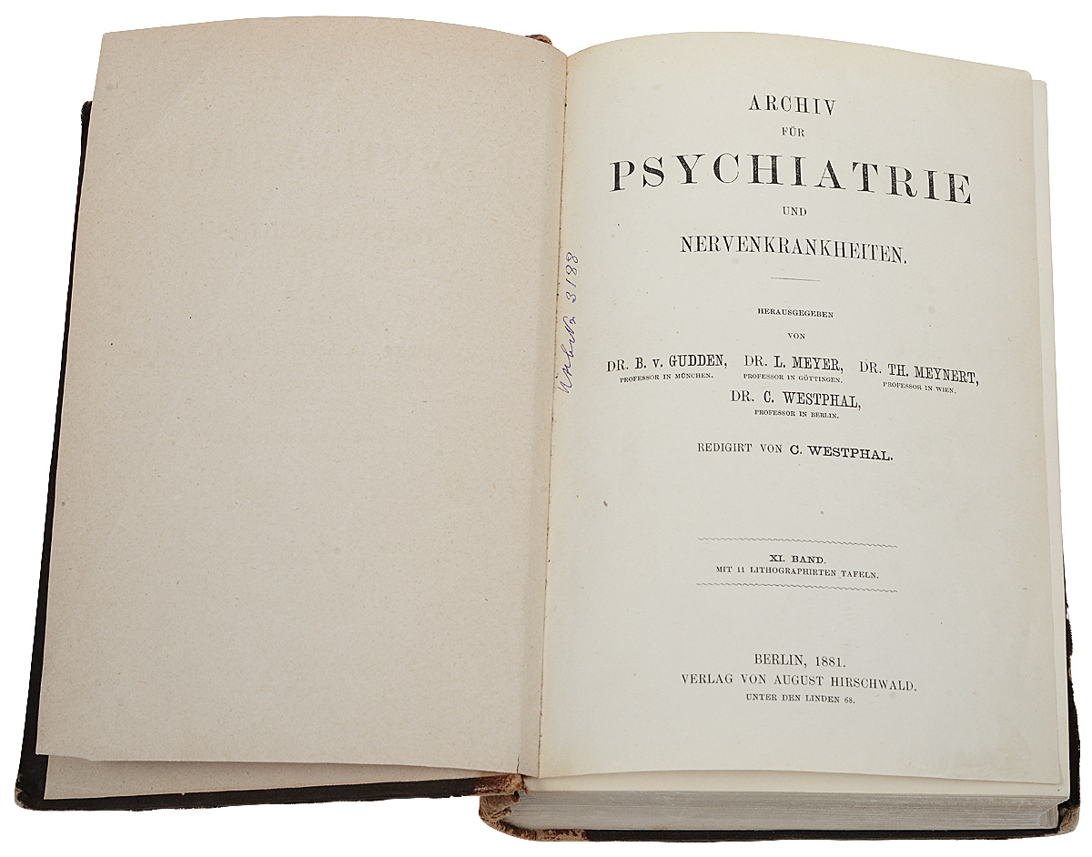 Archiv fur Psychiatrie und Nervenkrankheiten