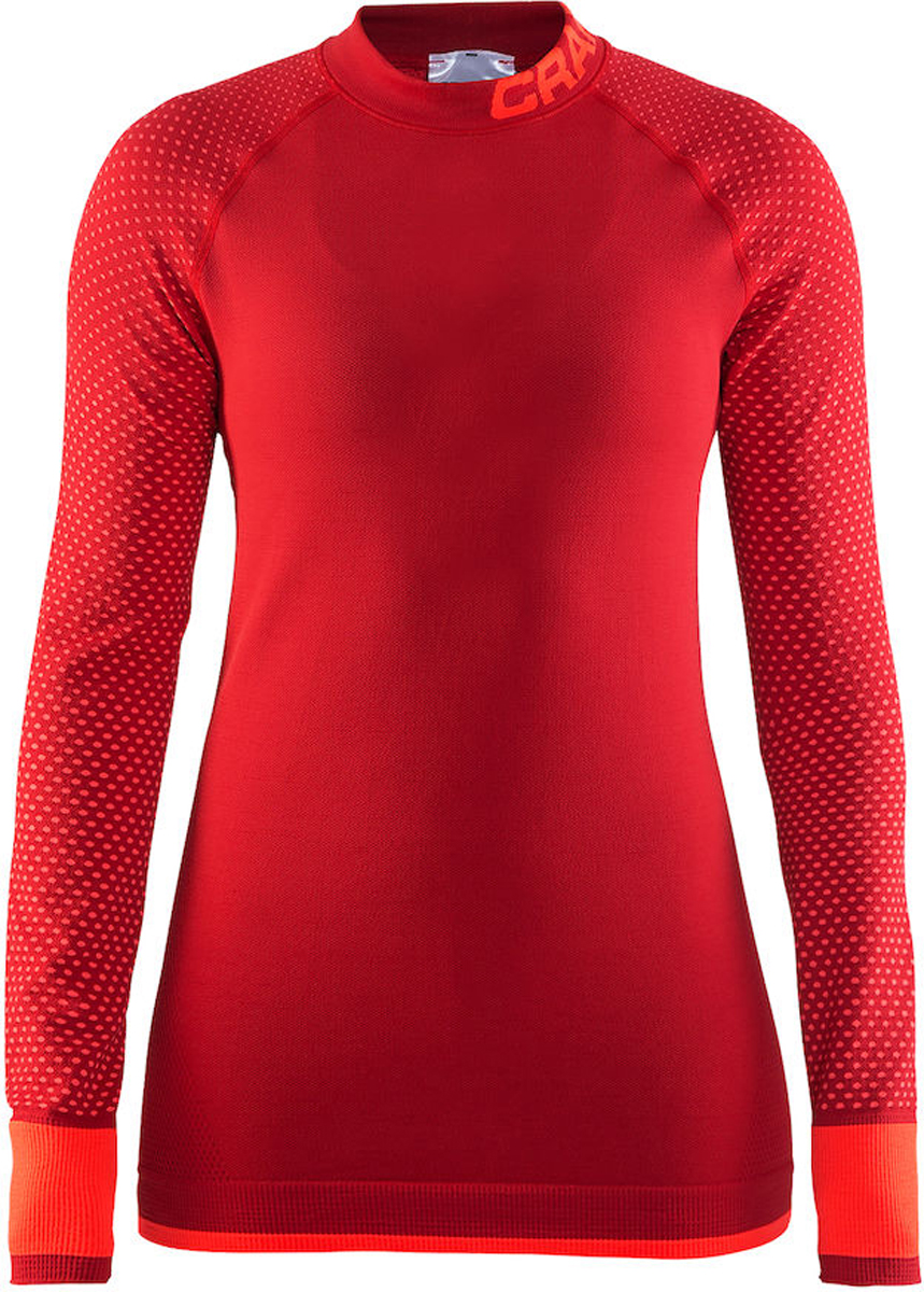 Термобелье кофта женская Craft Warm Intensity, цвет: красный. 1905347/452801. Размер XS (42)