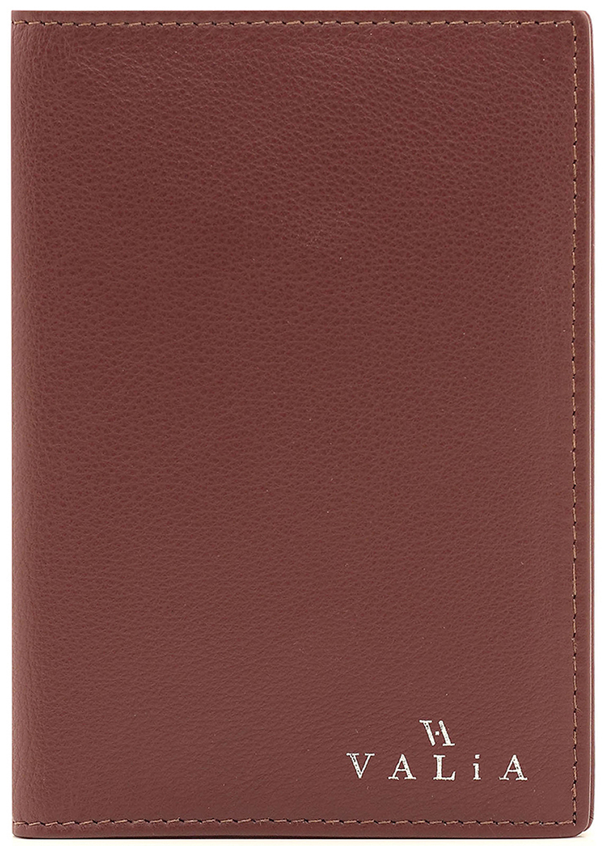 Обложка для документов женская Valia, цвет: коричневый. 04-0591/2