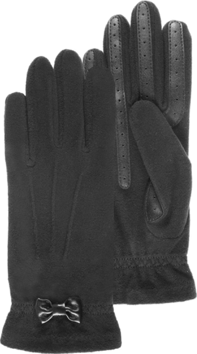 Перчатки женские Isotoner Smar Touch, цвет: черный. 85155-3838. Размер универсальный