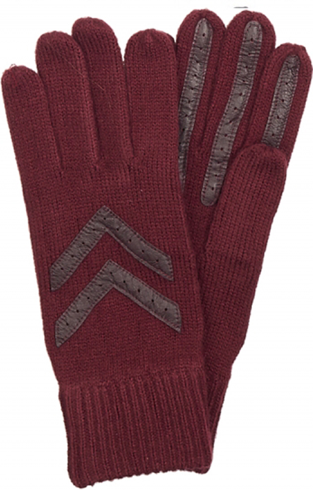 Перчатки женские Isotoner, цвет: бордовый. 14564-3717. Размер универсальный