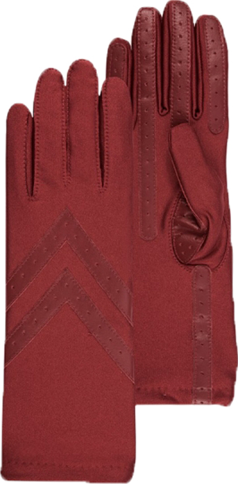 Перчатки женские Isotoner, цвет: красный. 68268-3397. Размер универсальный