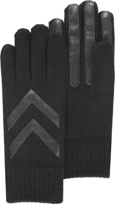 Перчатки женские Isotoner, цвет: черный. 14564-2041. Размер универсальный