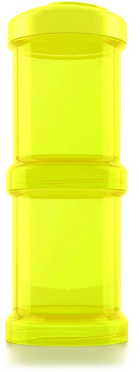 Twistshake Контейнер для сухой смеси Starlight цвет желтый 100 мл 2 шт