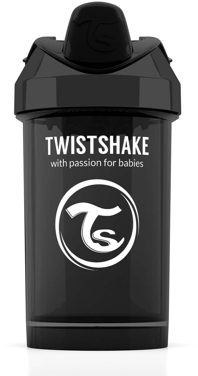 Twistshake Поильник Crawler Cup Superhero цвет черный 300 мл