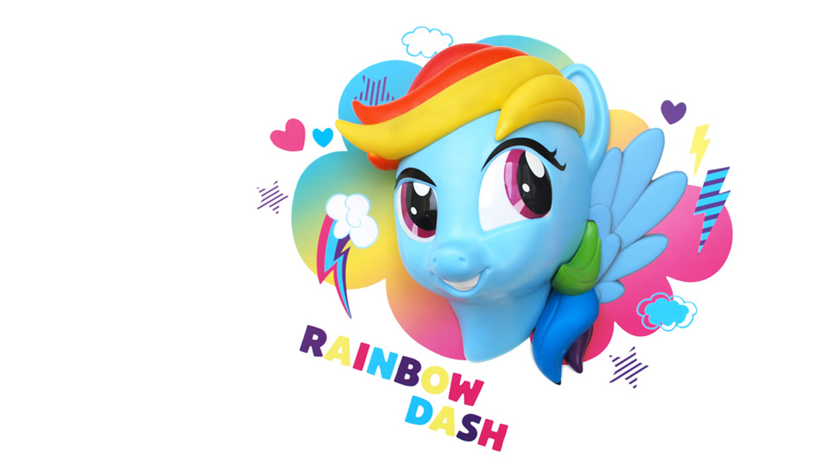 3DLightFX Настенный 3D cветильник MLP Rainbow Dash