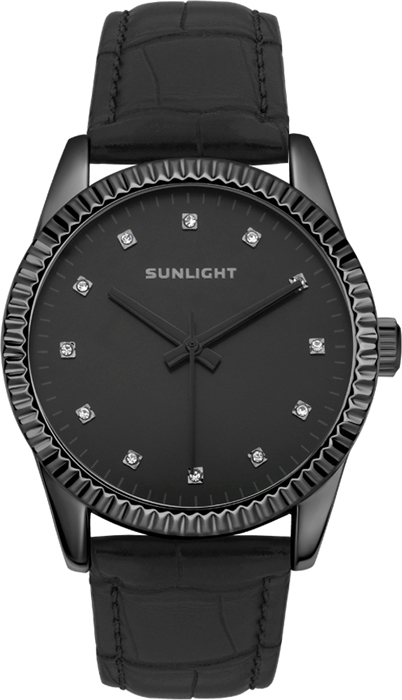 Часы наручные женские Sunlight, цвет: черный. S389ABB-01LB