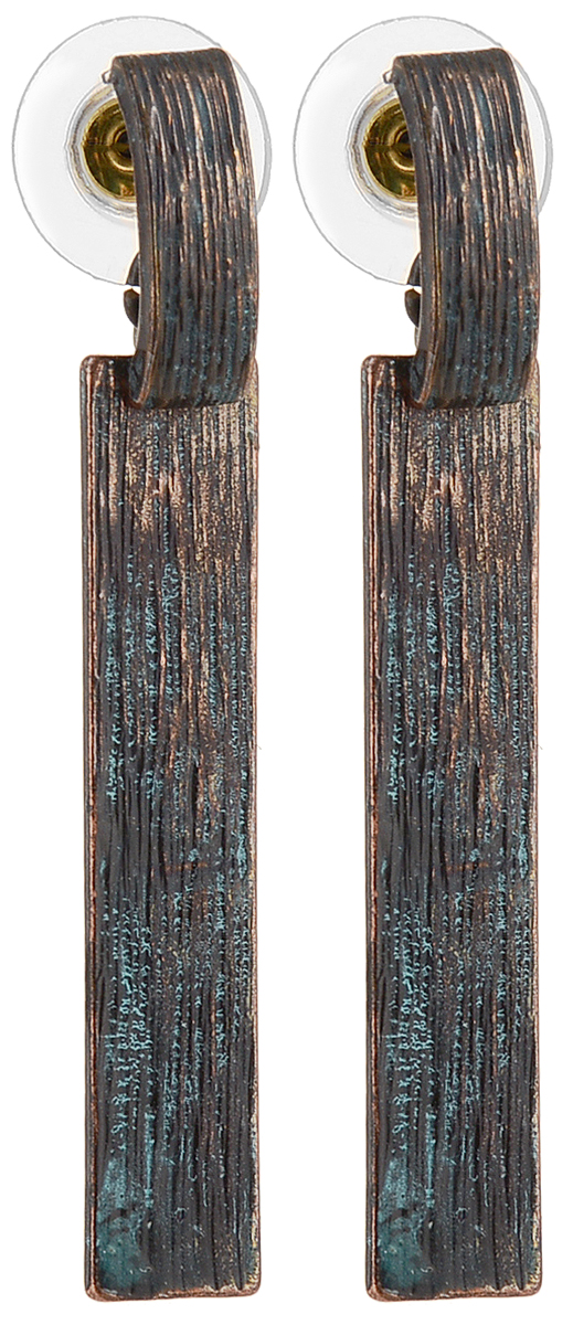 Серьги Inloveny, цвет: бронзовый. 1121734