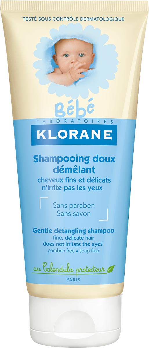 Klorane Bebe Мягкий детский шампунь для легкого расчесывания волос, 200 мл