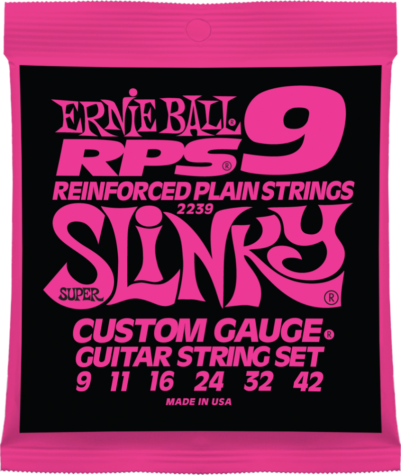 Ernie Ball Super Slinky RPS9 Nickel Wound струны для электрической гитары (9-42)