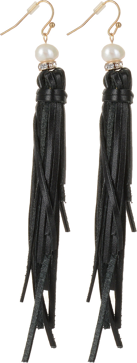 Серьги Inloveny, цвет: черный. 1121743