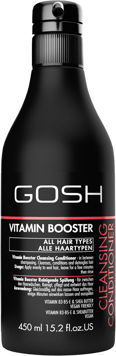 Gosh Кондиционер для волос Vitamin Booster, 450 мл средства для волос