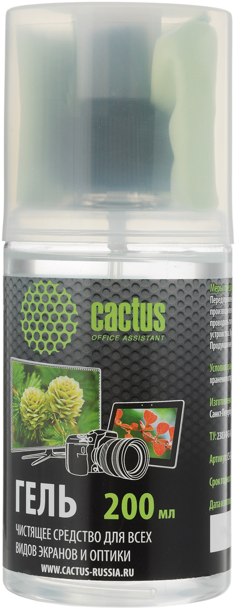 Cactus CS-S3004 чистящий набор для экранов и оптики