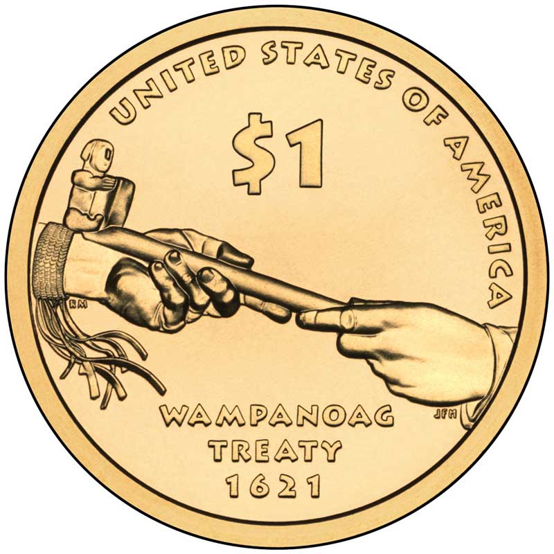 Монета номиналом 1 доллар 2011 США, Сакагавея