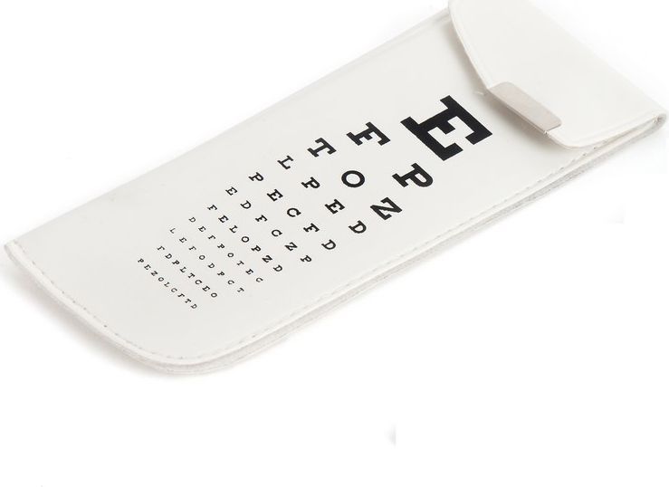 Balvi Футляр для очков Eye Test, цвет: белый