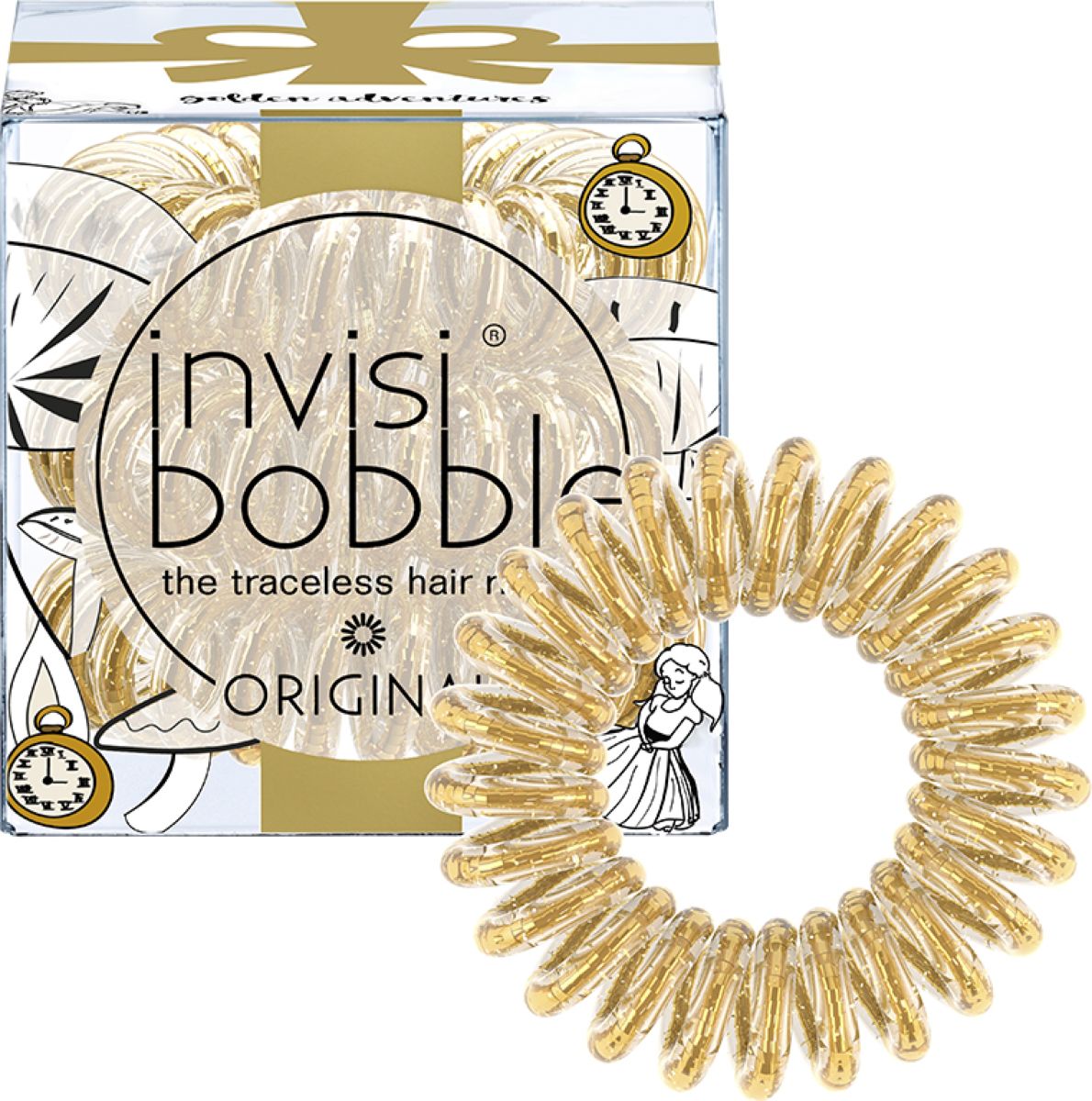 Invisibobble Резинка-браслет для волос Original Golden Adventure, 3 шт