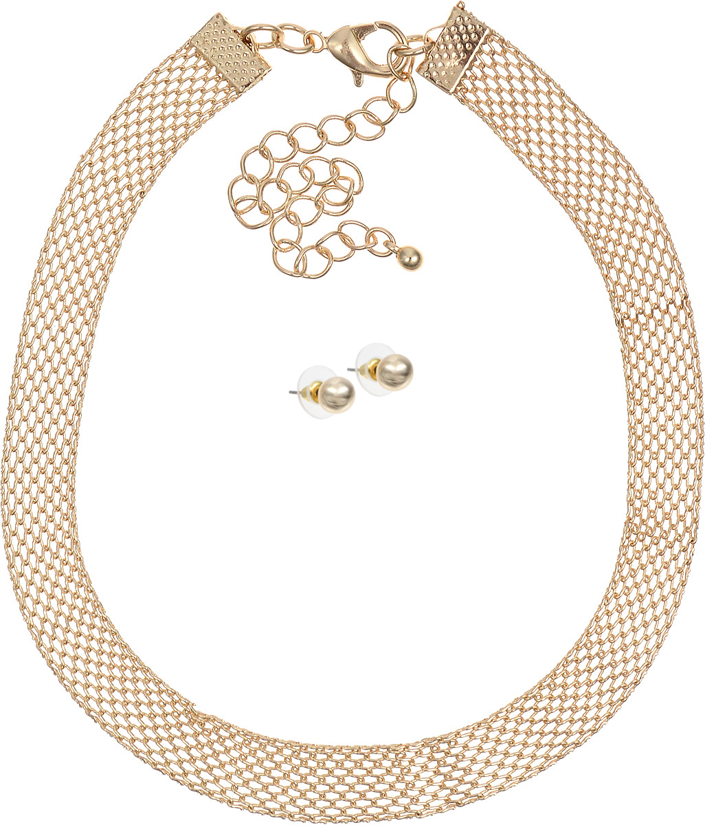 Ожерелье Inloveny, цвет: золотой. 1121727