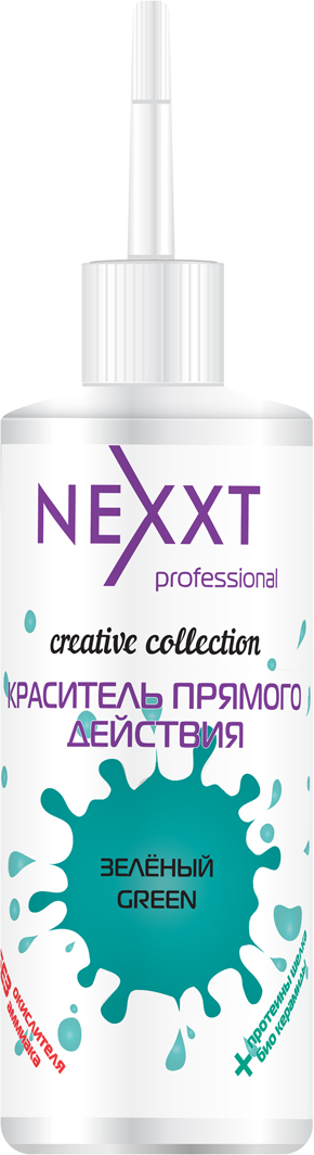 Nexxt Professional Краситель прямого действия, цвет: зеленый, 150 мл
