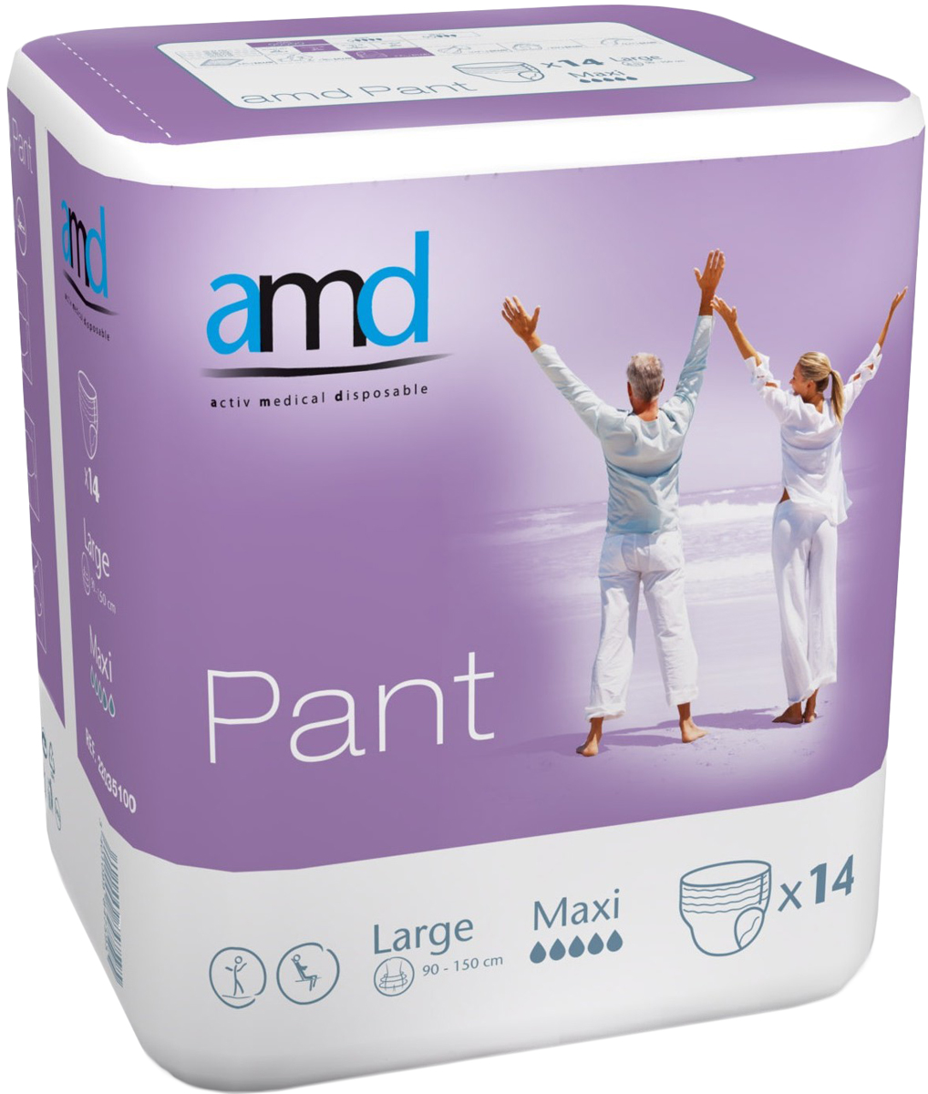 AMD Подгузники-трусики Pant L Maxi 14 шт
