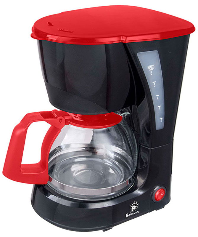 Василиса КВ1-600, Black Red кофеварка