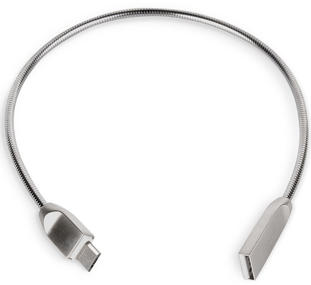 Rombica Digital Metal Silver A Mini кабель USB-microUSB (0,3 м)
