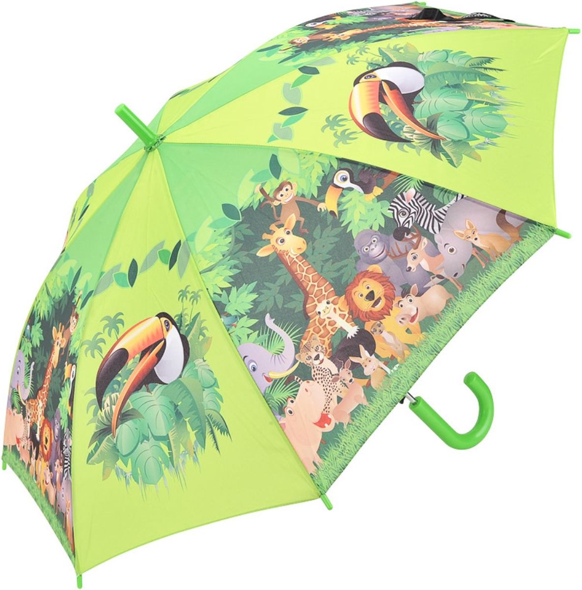 Зонт-трость детский Doppler, автомат, цвет: салатовый. 72759J