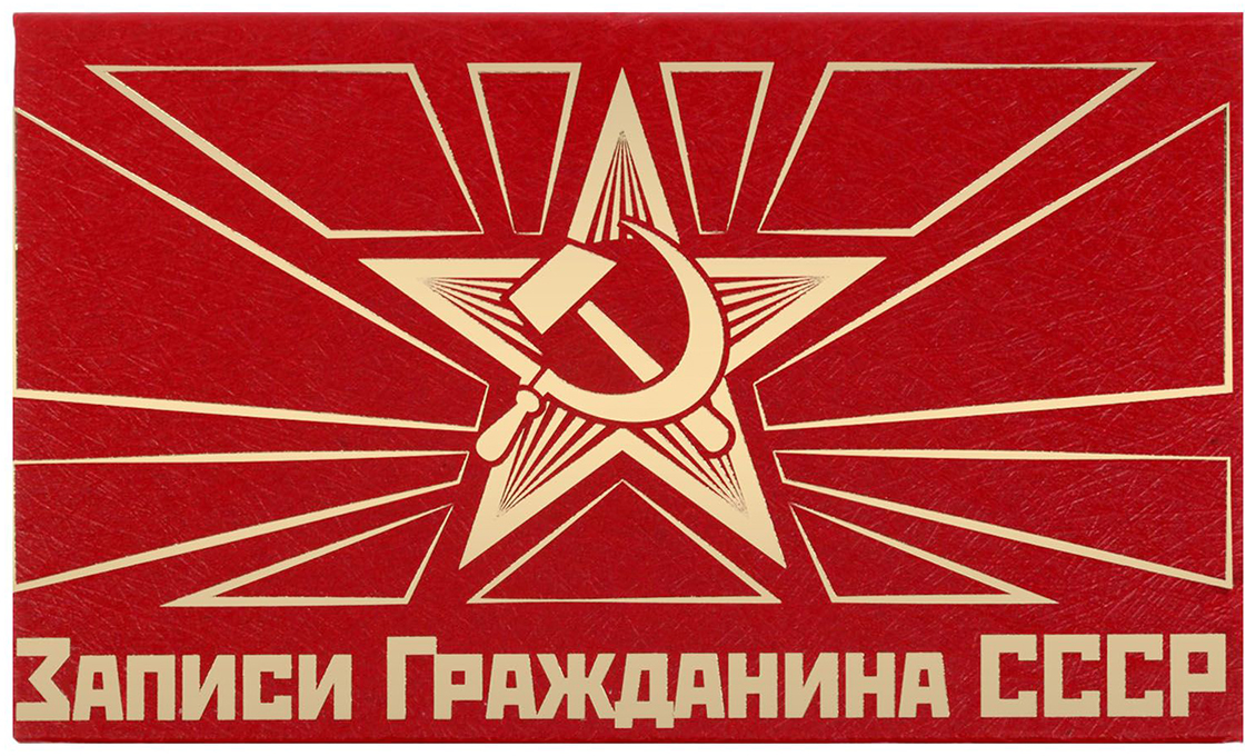 Блок для записей Записи гражданина СССР 8 x 13 см 300 листов